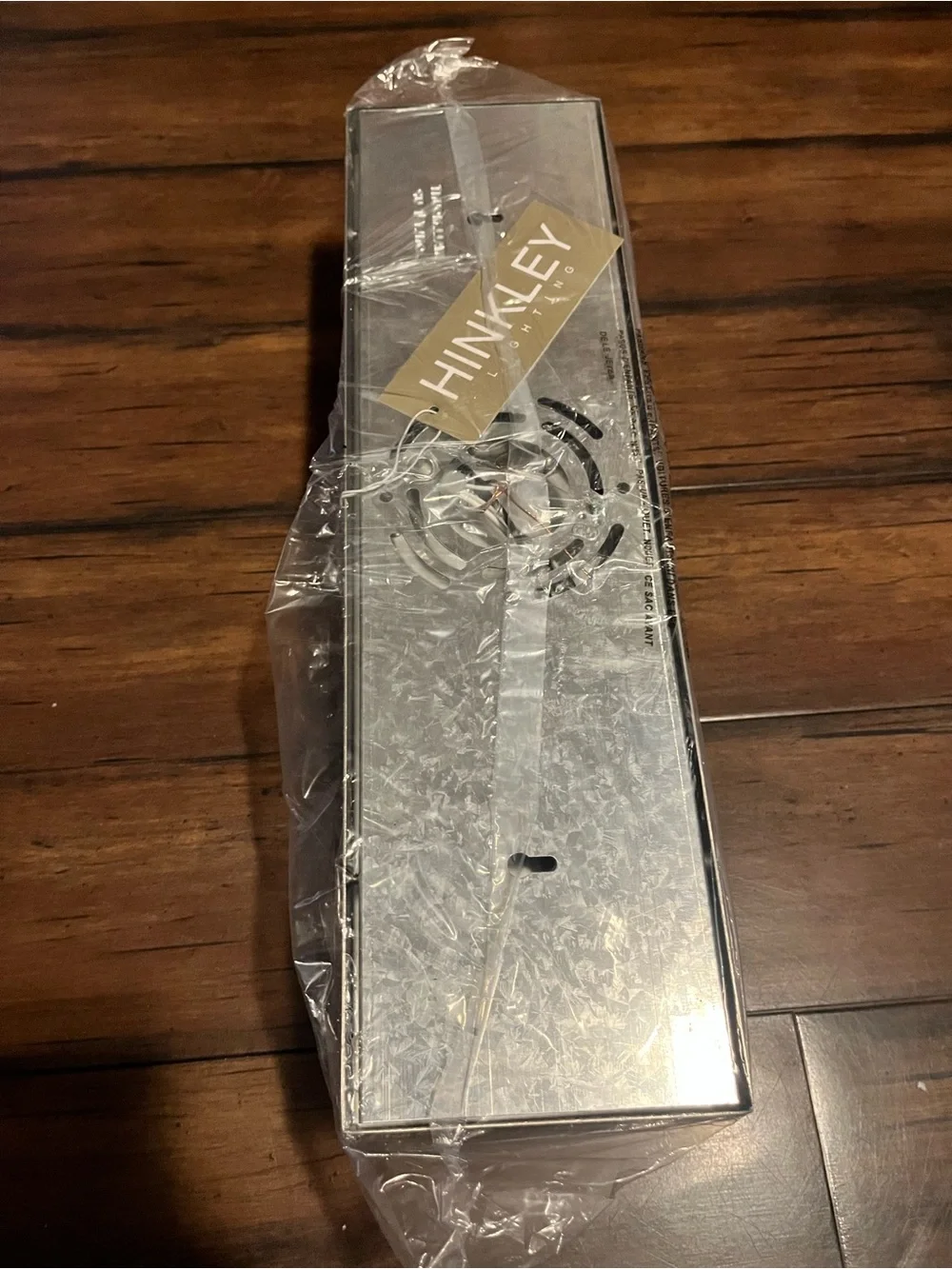 Hinkley brushed nickel latitude lighting fixture